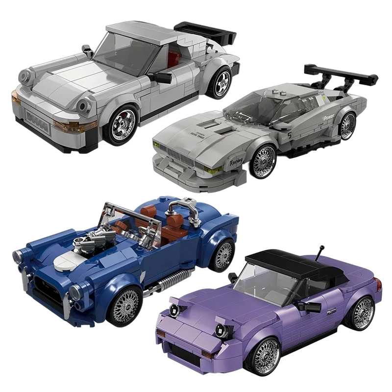 

Creative City Retro Technical Speed Super Car Building Blocks Convertible Vehicle Bricks Model Toys Kids Christmas Gifts
