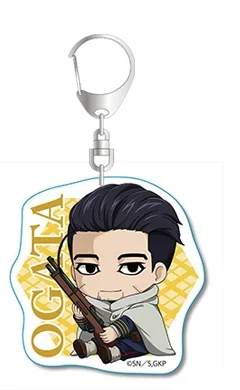 Tsurumi Tokushirou Shiraishi Yoshitake Keychain Anime Sugimoto Saichi Kochobe Asuko Acrylic Keyring Bag Pendant for Gift