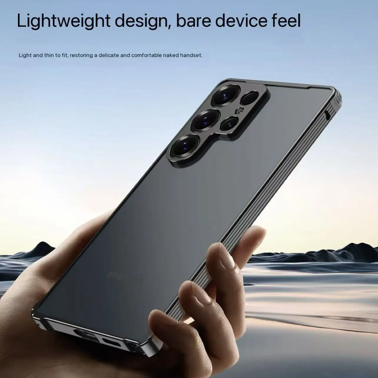 Rahmen Aluminium Metall Bumper Telefon Fall Für Samsung Galaxy A56 A36 5G S24 S25 Ultra Plus Stoßfest Wärmeableitung objektiv Abdeckung – Detail 10