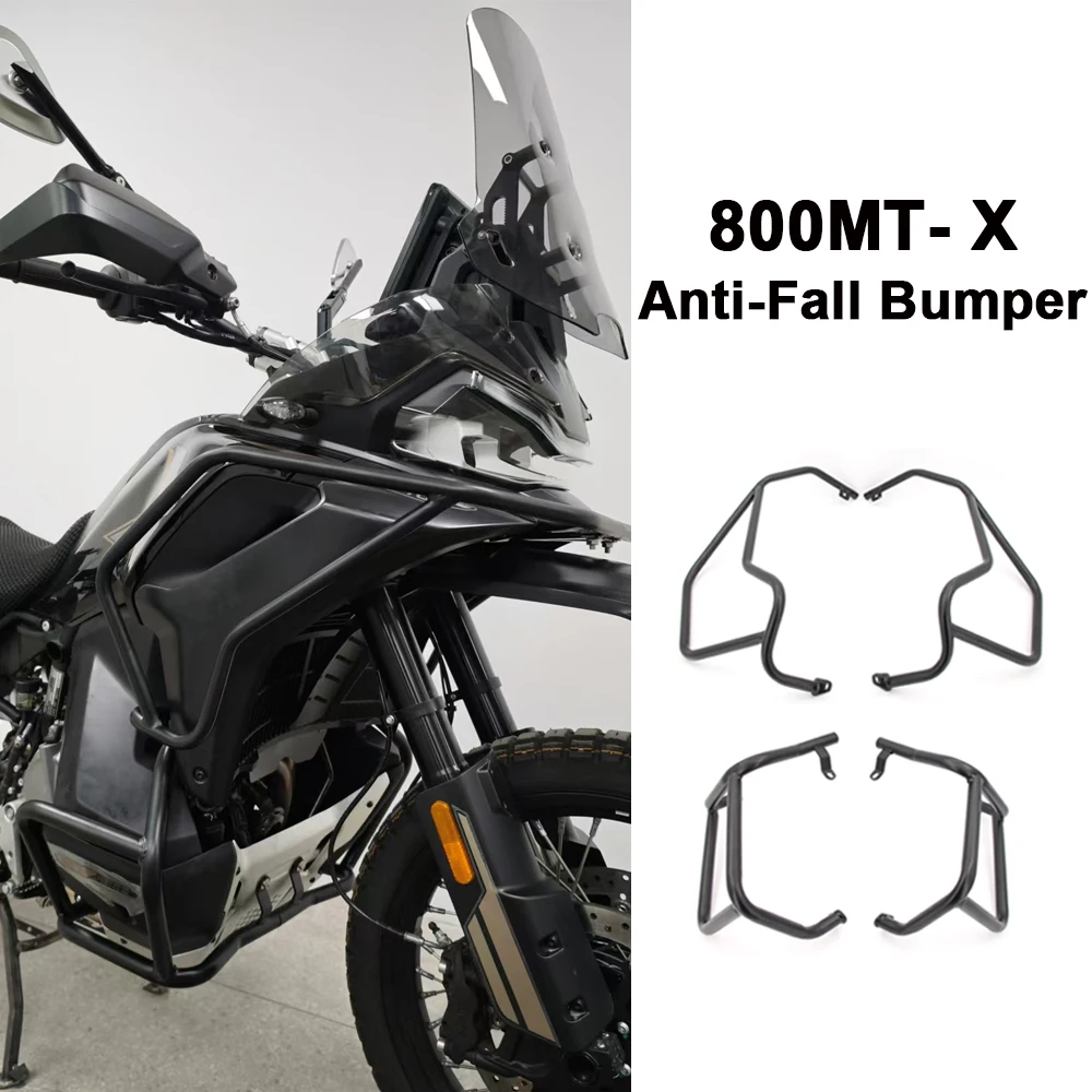 

For 800MT-X Motorcycle Anti-Crash Bar Frame Protection Bumper Frame Bar Kit Engine Guard Highway Crash Bars Brand Accessories