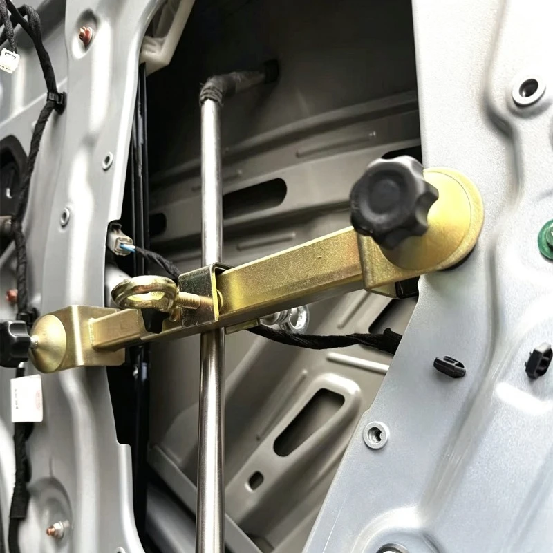 Autotür-Reparaturstützstange PDR Dellenreparatur Drehhalterung Verstellbare Heckklappen-Fixierhalterung Stangenhaken Stützwerkzeug – Detail 6