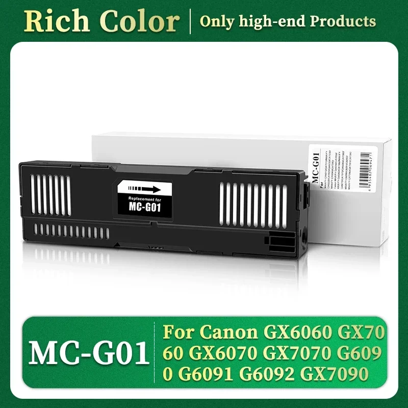 Compatible MC-G01 G01 Maintenance box For Canon GX6060 GX7060 GX6070 GX7070 6080 7080 G6090 G6091 G6092 GX7090 7091 7092 printer