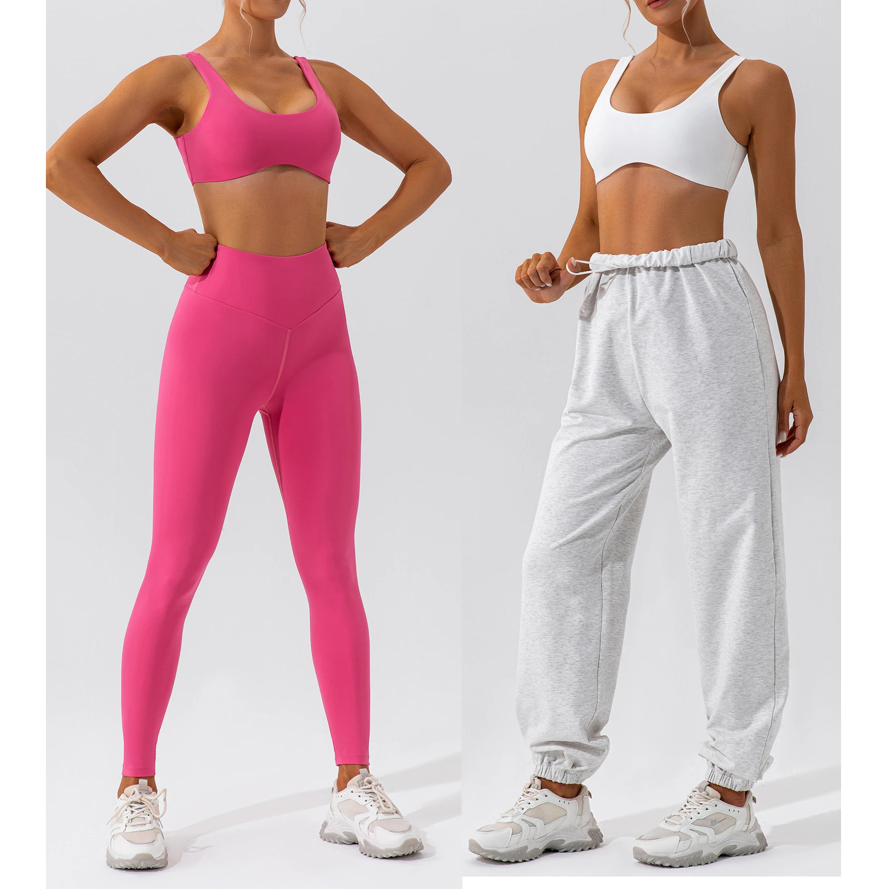 

Yoga Matching Sets for Women Quick Dry Tracksuit Bra and Legging Suit Gym Clothing Workout Dancing Clothes Sets Womens 2 Piece