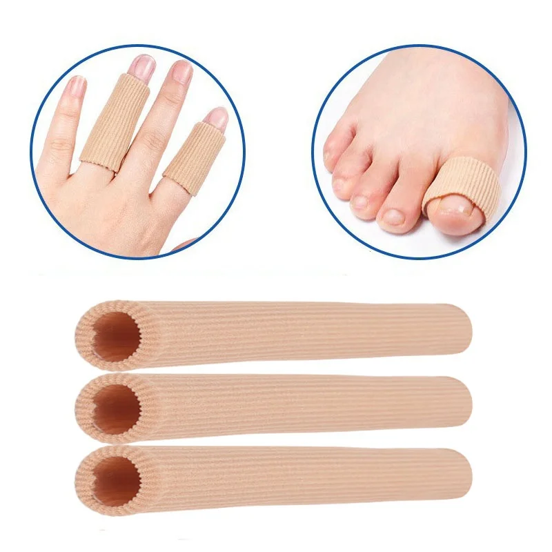 Couvre-orteils en Gel de fibres, Protection des callosités, Anti-Abrasion, soulagement de la douleur, séparateur d'orteils, outils de soins des pieds