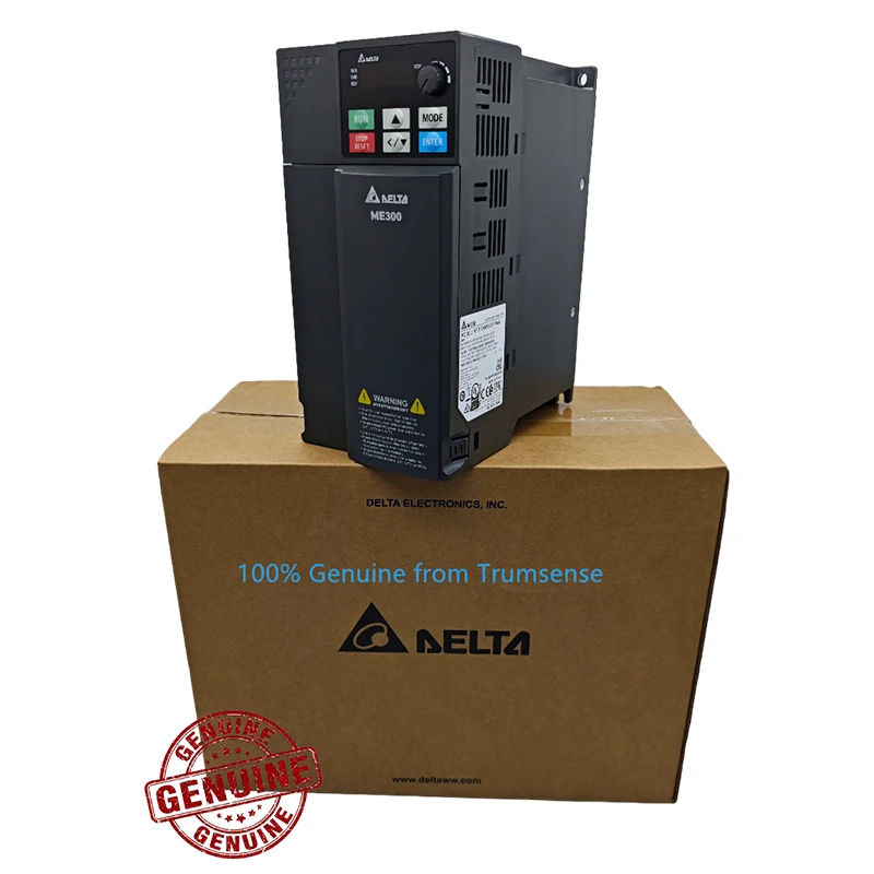 

7.5KW 3 Phase VFD-ME300 Inverter VFD17AME43AFNAA Input 380 to 480V 18.7- 22.6A Output 0 to 460V 17 to 20.5A Built-in EMC Filter