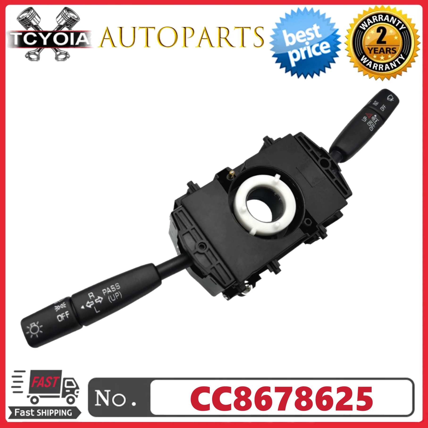 

Car Steering Wheel Wiper Headlight Controller Combination Switch CC8678625 For 2006-2010 MITSUBISHI FUSO CANTER FE/FB(3.5-8.8)