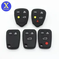 Xinyuexin 2/3/4/5Button Silicone Car Key Cover Case Fob for Volvo S40 S60 S70 S80 V40 V70 XC90 XC70 1998-2005 keychain accessory