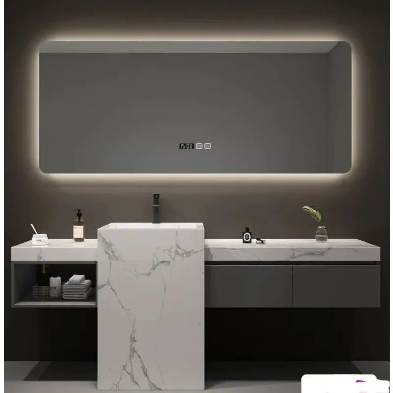 

Роскошный умывальник, плавающий настенный шкаф для ванной комнаты, шкаф для раковины в ванной комнате