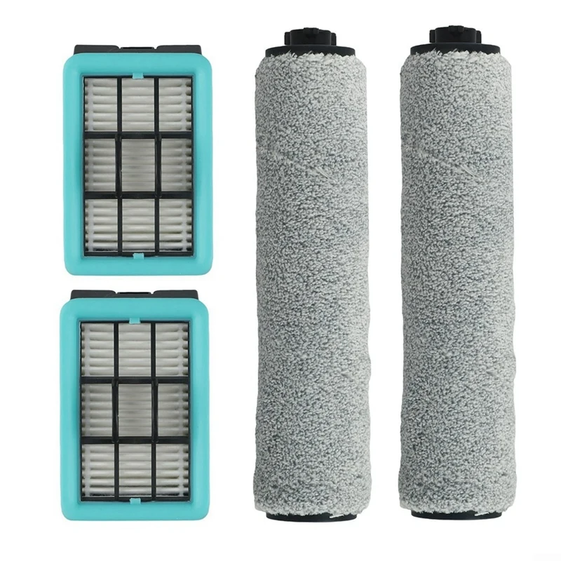 4Pcs For Bissell Crosswave HF2/3845N/3831 Series Vacuum Cleaner Replacement Brushes And Filters