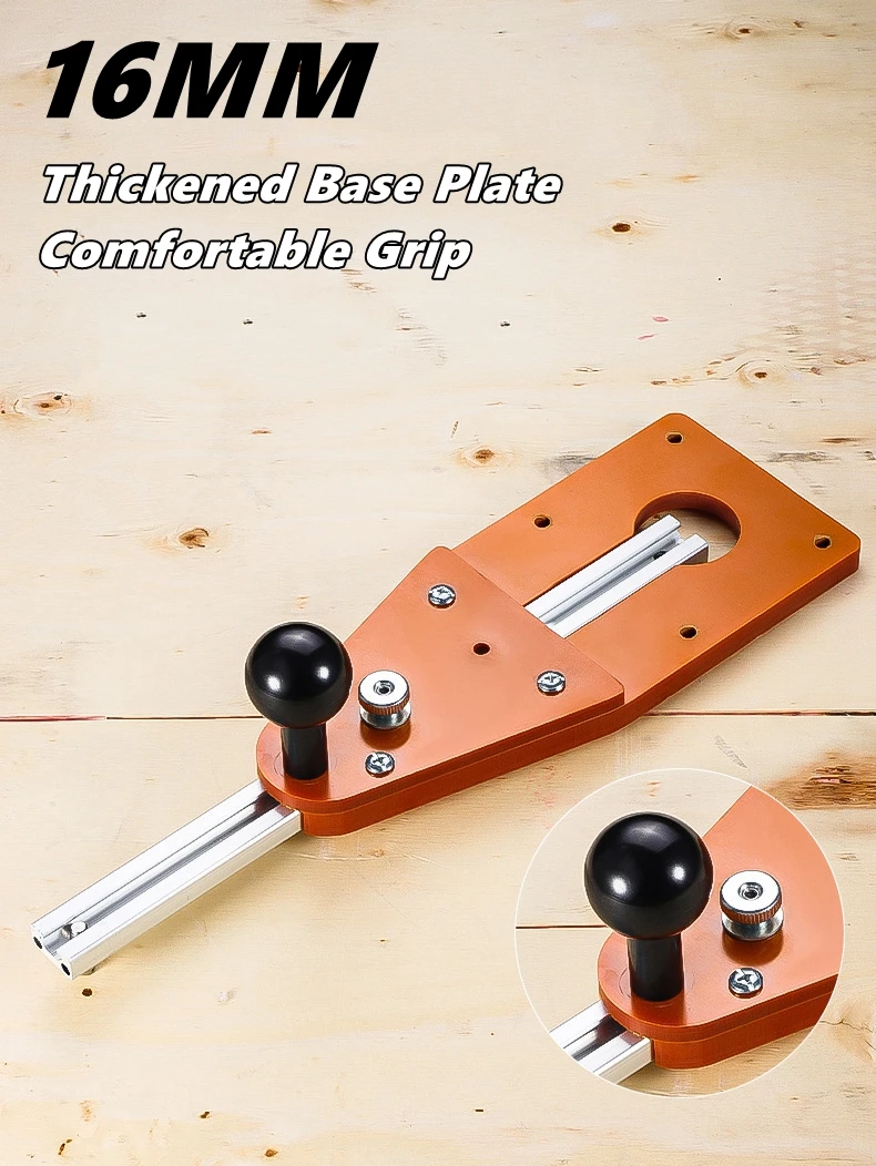 

Precision Router Circle Cutter Jig, Adjustable Tool for Cutting Large & Small Circles with Trim Router, Flip Board Design