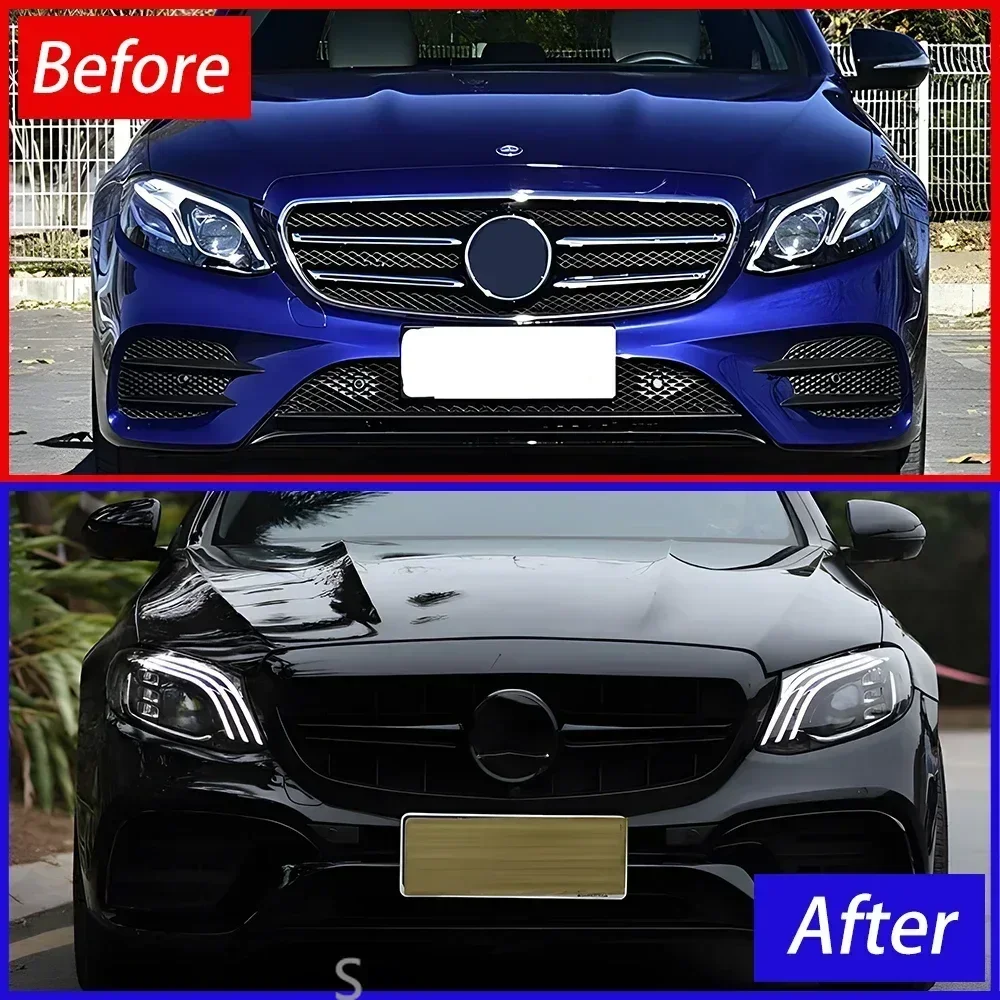 مصابيح أمامية للسيارات لبنز E-Class W213 2016-2020 مجموعة المصابيح الأمامية للسيارة ترقية Led Maybach نمط ديناميكي غاسل الملحقات
