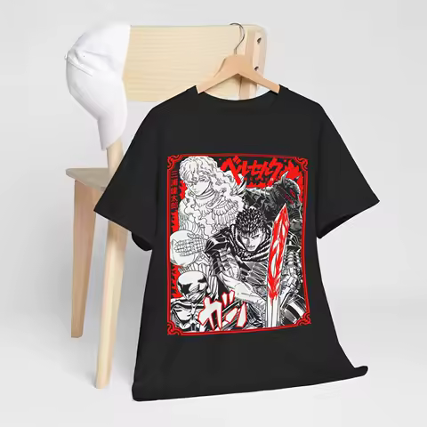 Berserk Guts Shirt Skull Knight T-Shirt Gatsu Anime Gift shirt unisex clothes