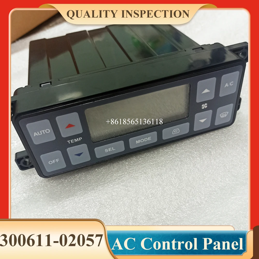 

DX225 DX300 Air Conditioning Control Panel for Excavator AC Control Panel 543-00107 54300107 300611-02057 30061102057