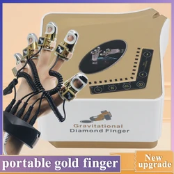 Hight Quality Gravitational Finger Face Lifting Body Massage Skin Tightening Microcurrent Golden Finger EMS Massage 2024 New