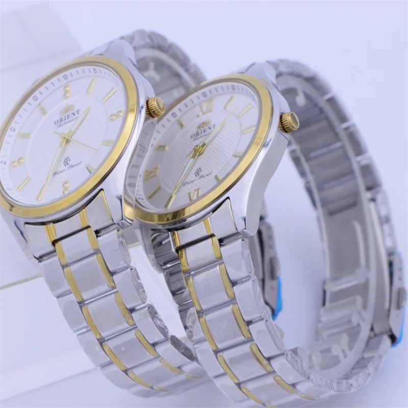 Stainless Steel Rael Men's Watch Middle-Aged and Elderly People's Dial Waterproof Quartz Watch Fashion Watch2035Movement