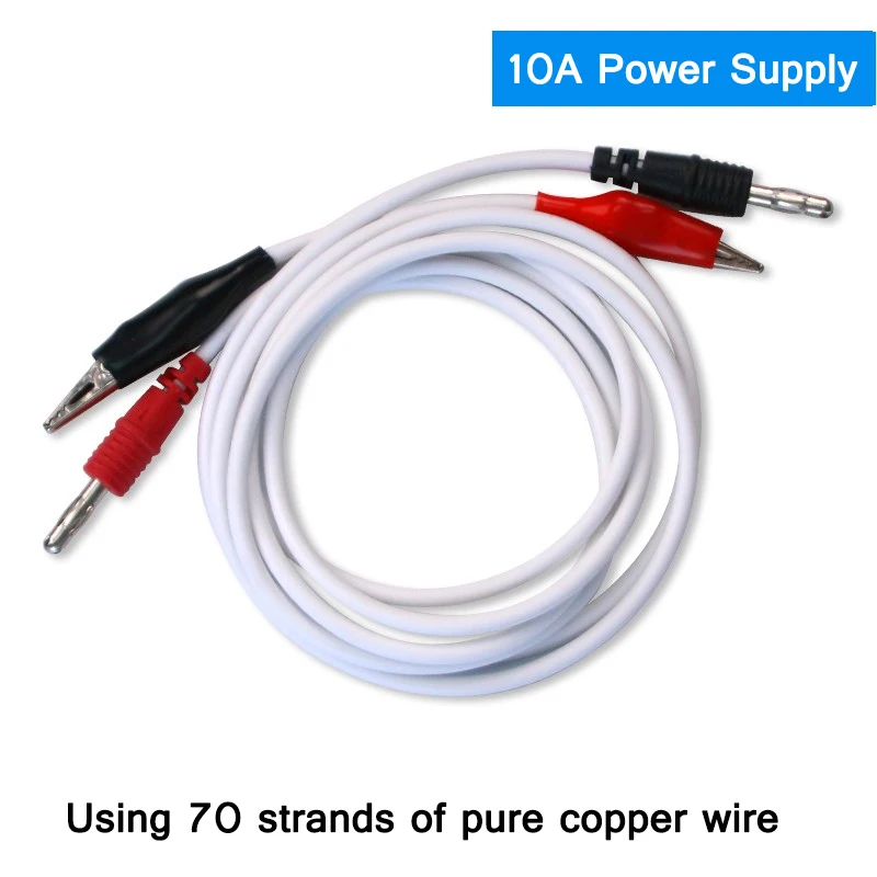 Phone Maintenance Cable 10A DC Output Big Power Supply Test Cable For Mobile Stabilized Voltage Charging Repair SFDER oss