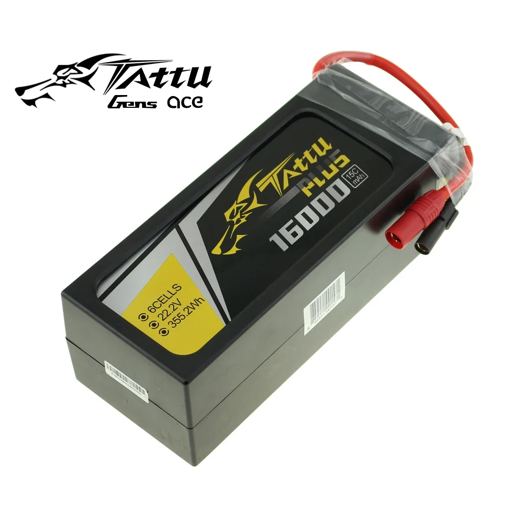 Bateria inteligente Tattu Plus LiPo, UAV Plant Drone, Plugue AS150 XT150, 4S, 10000mAh 12000mAh 16000mAh 22000mAh, 25C, 6S, 22.2V