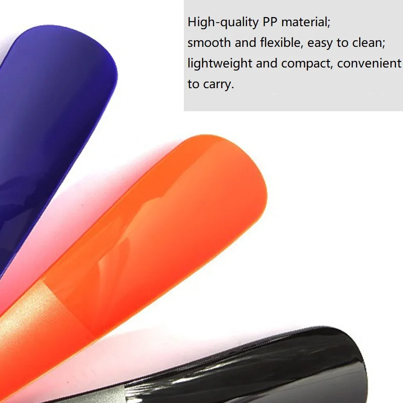 Мини-рожок для обуви, рожок для обуви, портативный пластиковый инструмент для ношения обуви, без шнуровки, помогает разместить обувь XIEB02