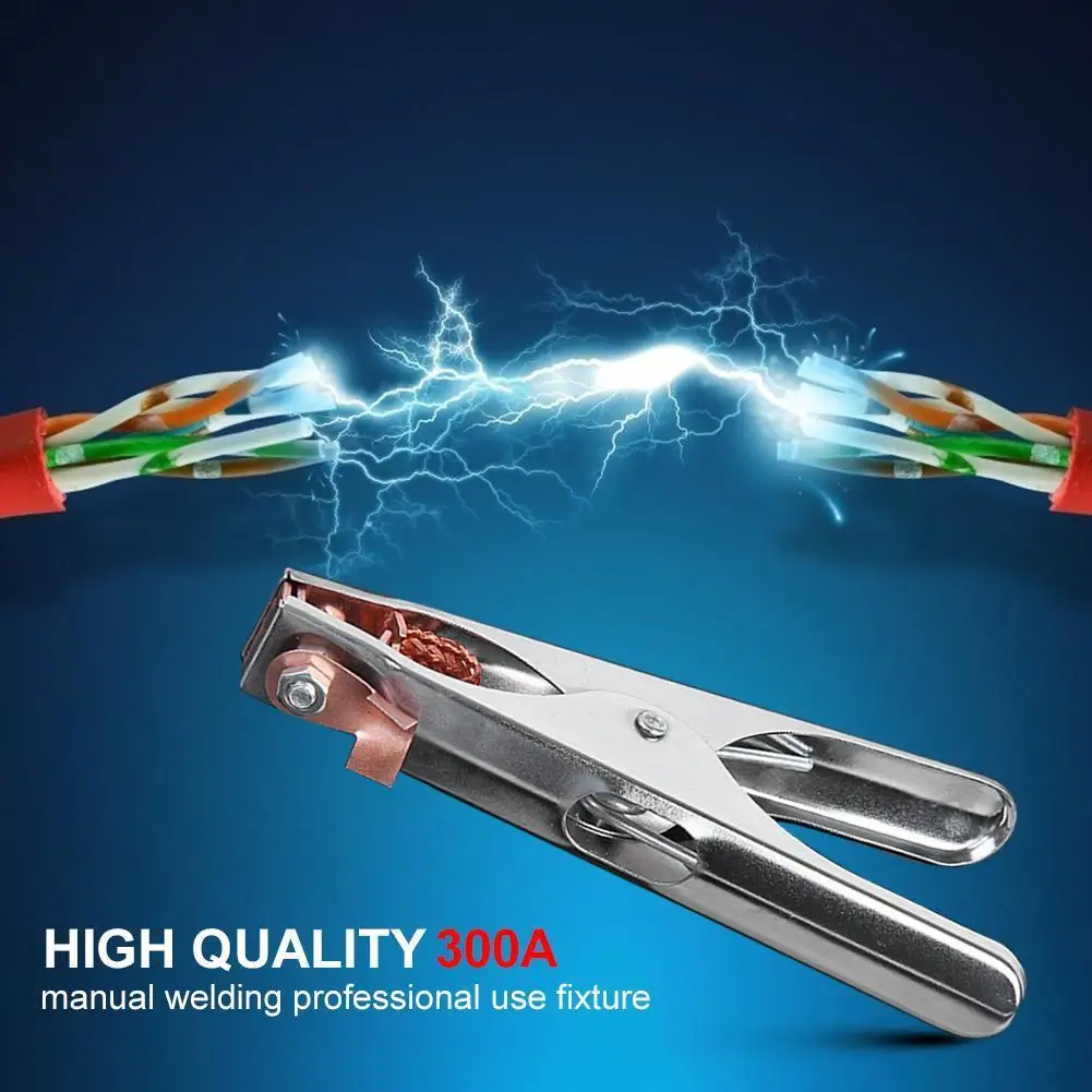 Penjepit Tanah Las 500A dengan Proses Perawatan Permukaan Poles Halus, Penahan Elektroda Las, Kabel Tanah, Klip Kawat