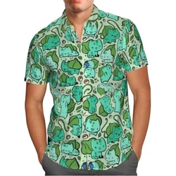 Summer Beach 3d Men's Hawaiian cartoon children's shirt