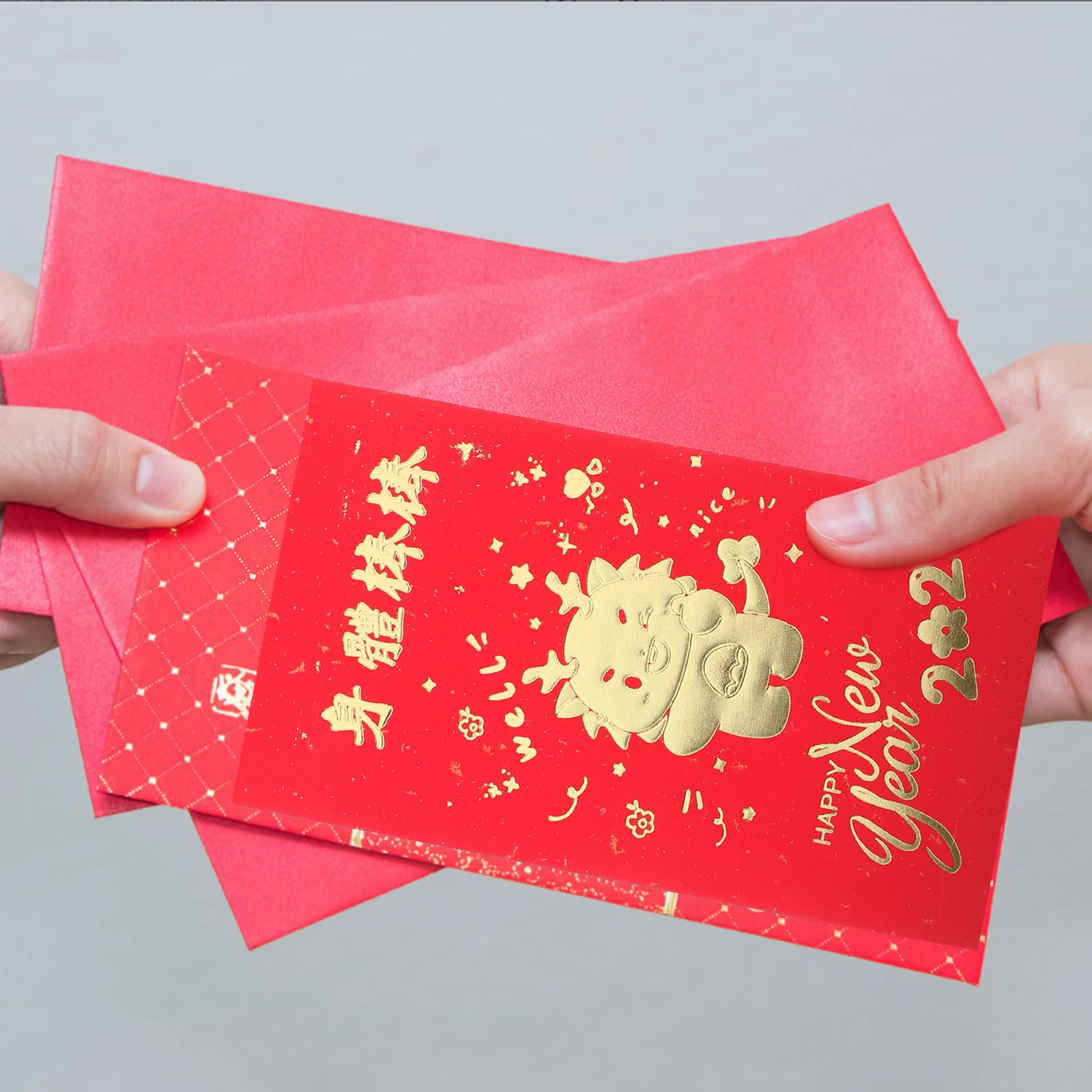 

18 Pcs Creative Red Envelopes Money Delicate Pattern Lucky Packets Snake Folded Cash Gift Festive