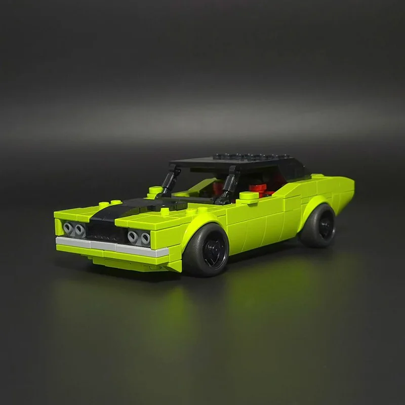320 PCS Racing Car 77237 Challenger 70s MOC Customize Modular Building Block Creative Design Educational DIY Assembly Toy Gift