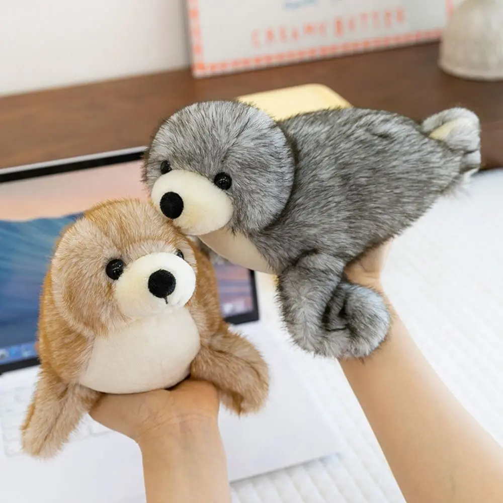 

Creative PP Cotton Sea Lion Plush Toys Soft Fluffy Sea World Animal Stuffed Dolls 30cm Ins Seal Stuffed Animal Decorate Present