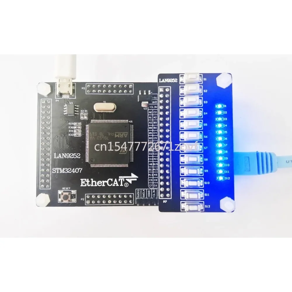 Lan9252  Slave Station  Development Board Ethernet Cat   32io Cia402