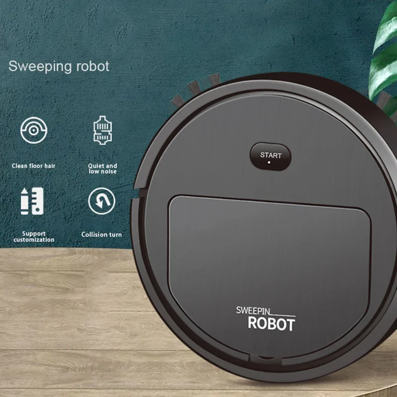 Aspirateur Robot Intelligent 3 en 1, Machine existent pour Livres Ménagers