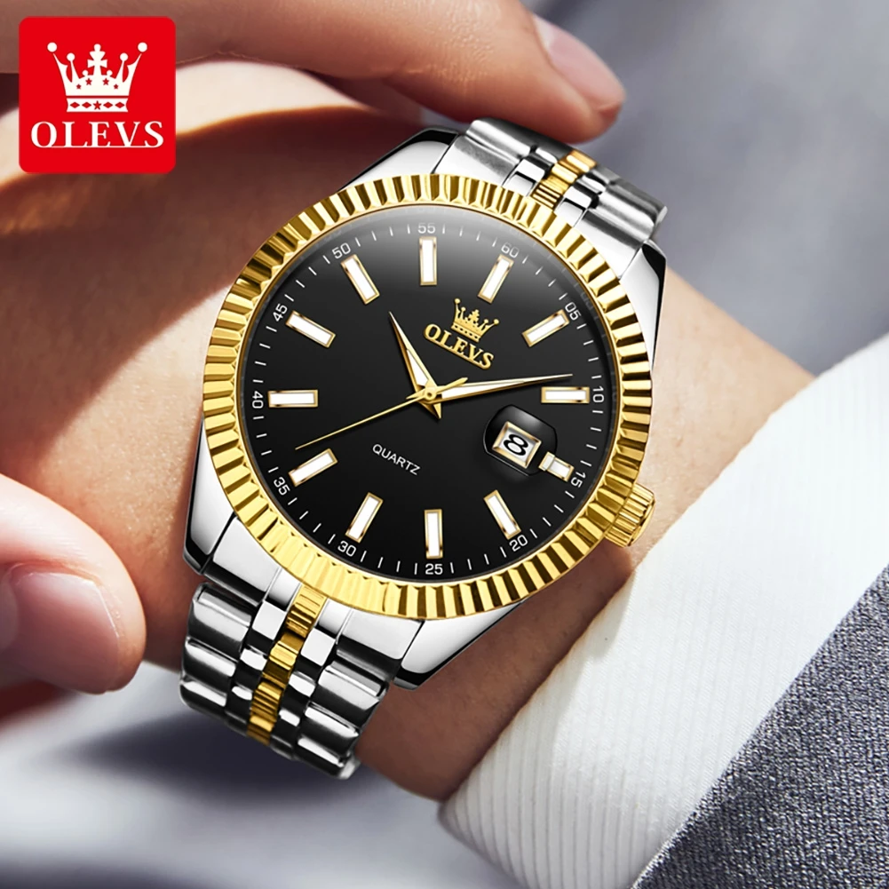 OLEVS 5593 Original Quatz Watc - Luxury Watch Hd recension och pris