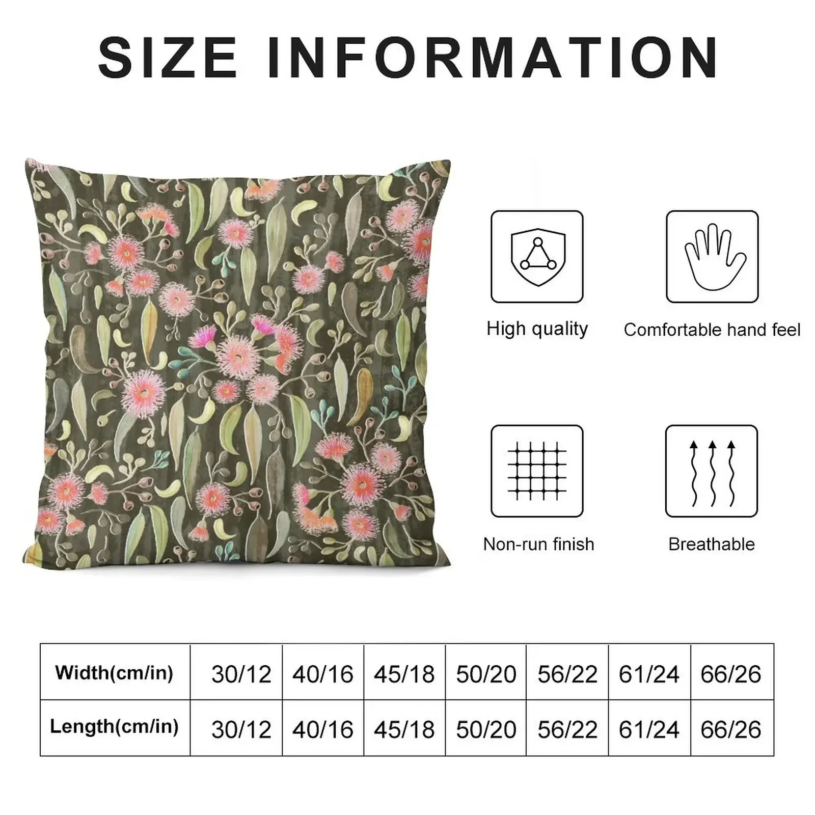 Australian Gumtree Blossom Throw Pillow Luxury Pillow Cover Cushions Home Decor pillow