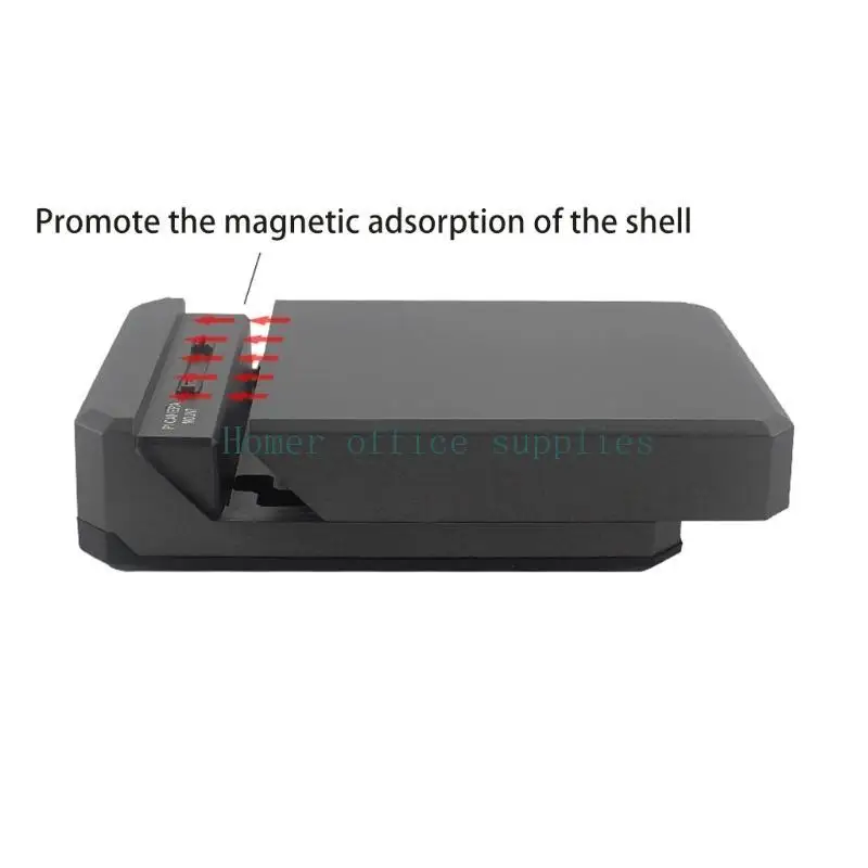 K43b para 4 metal preto caixa para liga alumínio da casca para gabinete resfriamento passivo caixa para estojo para