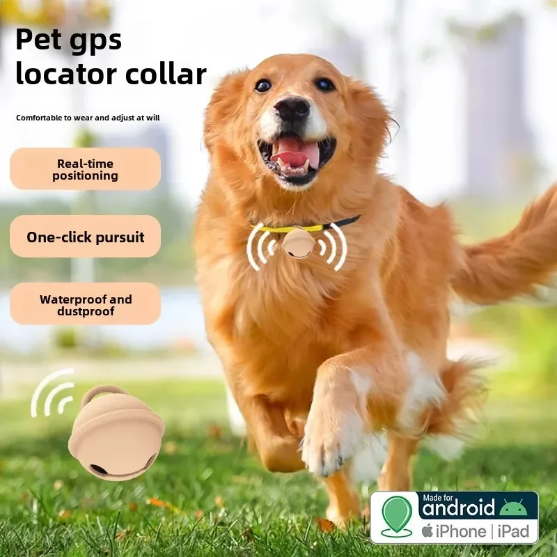 Cross-border Hot-selling GPS Pet Locator Dog Cat Tracker, Pet Anti-lost Tracker Global Locator Contains Collar Only