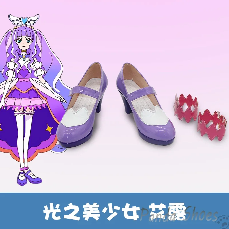 Anime Futari wa Pretty Cure Ellione Scarpe Cosplay Anime Cos Comic Costume Cosplay Scarpe Prop per Con Festa di Halloween