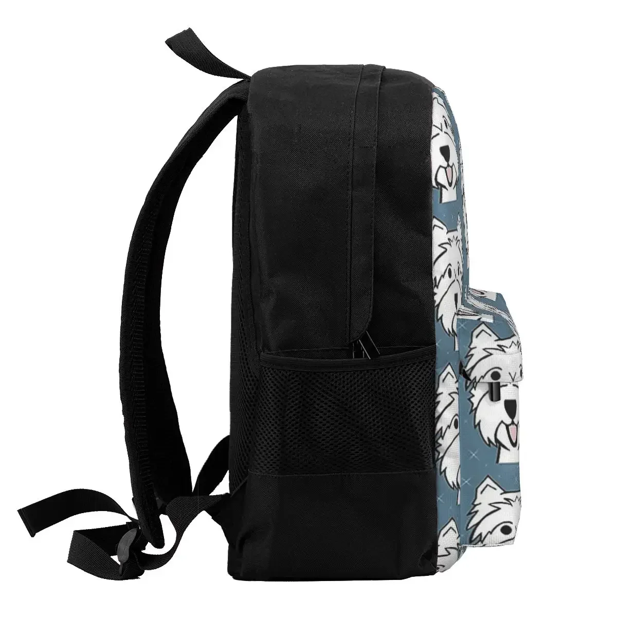 West Highland Terrier Westie Dogs Backpacks Boys Girls Bookbag Students School Bags Travel Rucksack Shoulder Bag Large Capacity