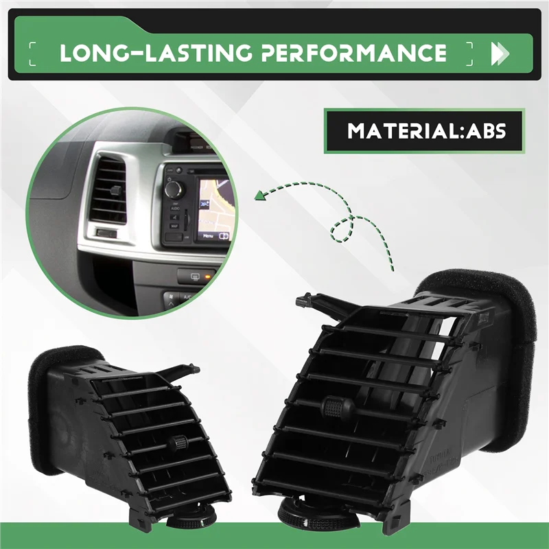 

AB61-Car Front Dashboard Center A/C Grille Vent Air Conditioner Outlet For TOYOTA FORTUNER VIGO HILUX 2008-2014