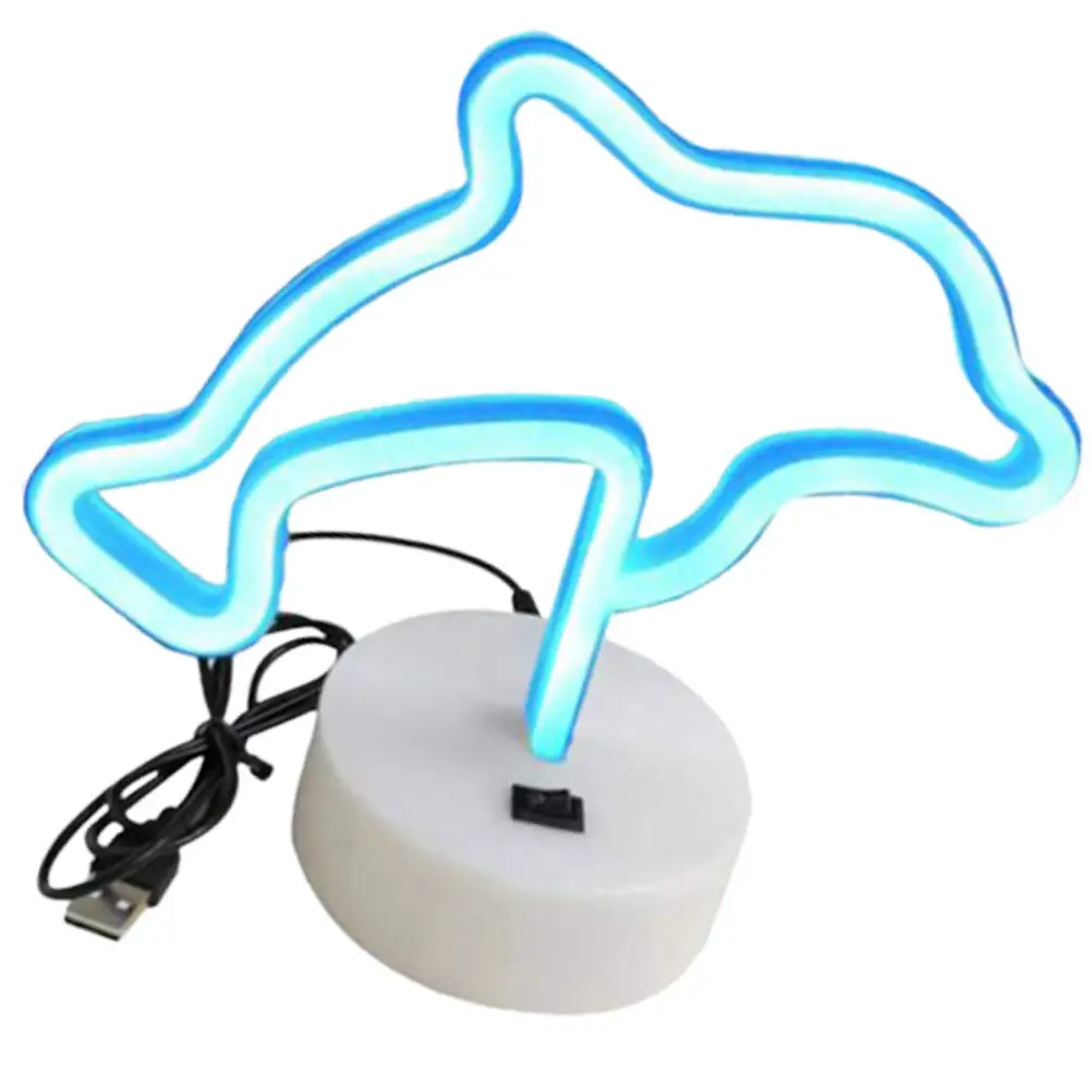 led-イルカ型ナイトライト-ネオンライト-デュアルユースベース-寝室-パーティー-ホームデコレーション-クリエイティブ-3d-led-ランプ-ギフト
