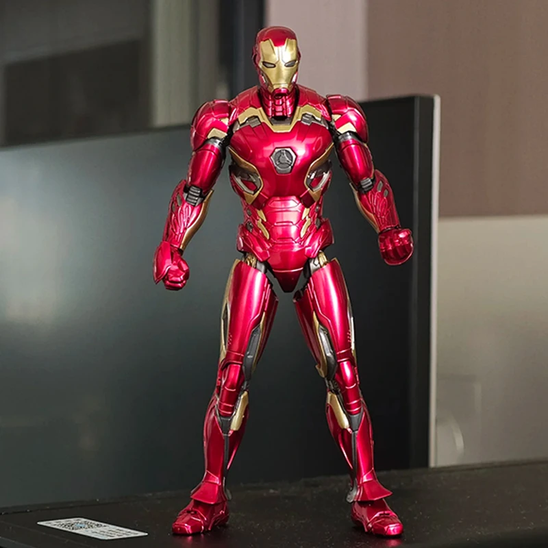 Original Fondjoy 1/12 Iron Man MK45 Model Kit Infinity Saga Ironman Mark45 Assembly ABS Joint Movable Figure Statue Ornament Toy
