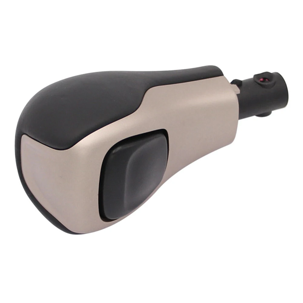 

Car Shift Knob Black Brown Automatic Shift Knob ABS Material Black And Brown Color Easy Installation Non-Deformable