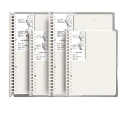 Transparent Cover Notebook Inner Core Planner Binder Notepad Diary School Supplies Office Stationery