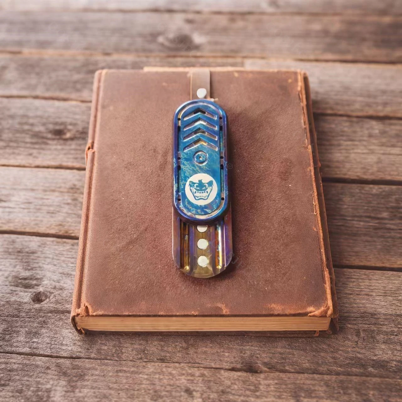 ZD EDC Mechanical segment Tuning Fork Antistress Push Slider Mechanical Metal Stress Relief Toys - Image 5