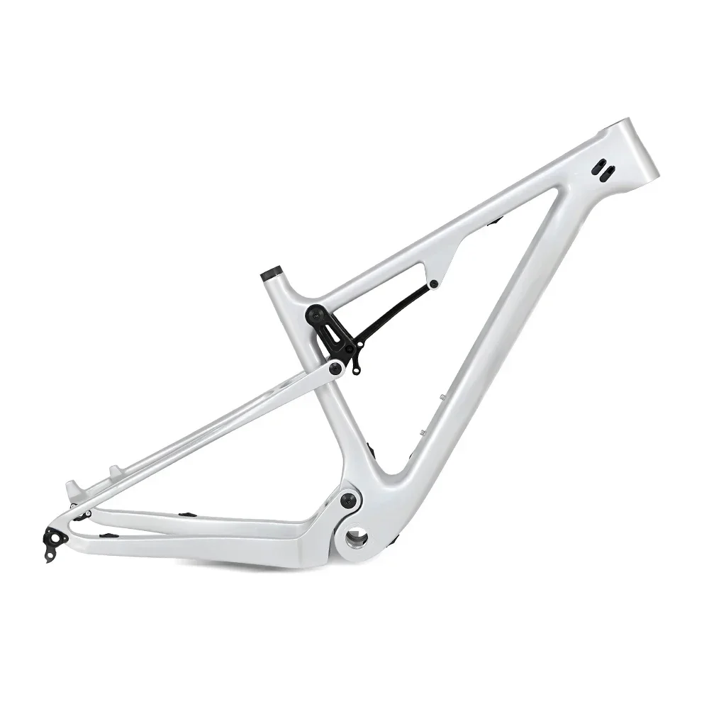 TWITTER 27.5/29iner*21cm Decal-free full suspension carbon fiber mountain bike frame AM class barrel draw version 12*148mm MTB