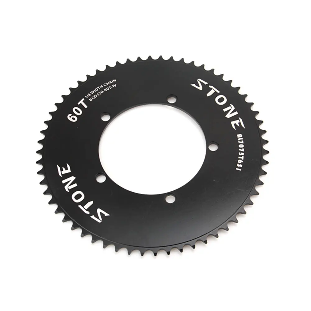 Stone 130 BCD chainring fixed gear track bike fixie  Round  42T 46T 48T 50T51T 52T53T54T55T57T58T60T tooth  Chainwheel