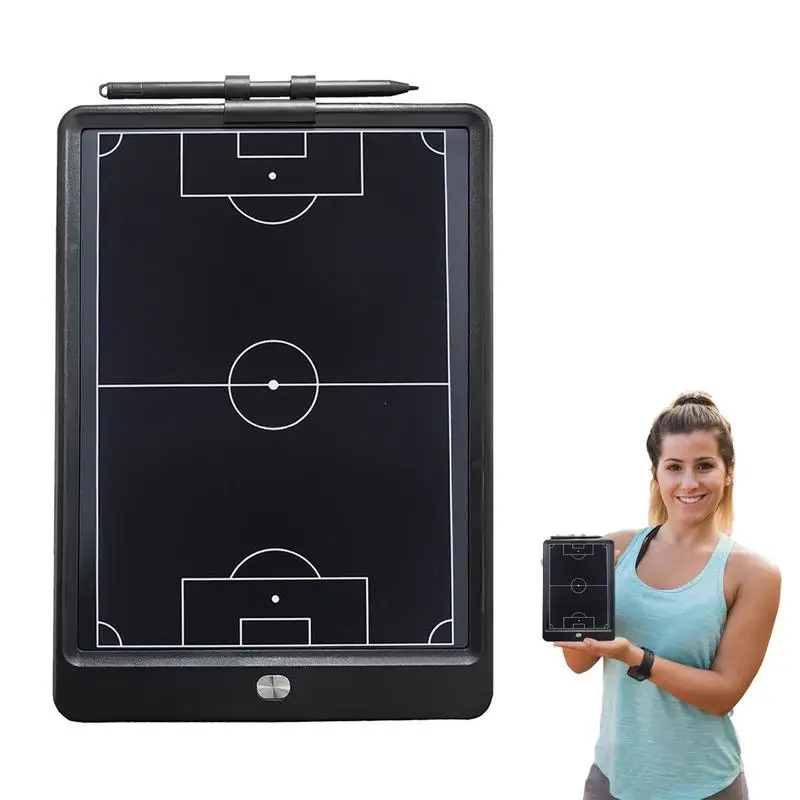 

Basketball Clipboard For Coaches Eraseable Lcd Soccer Strategy Board Sports Coaching Board Portable Basketball Marker Board