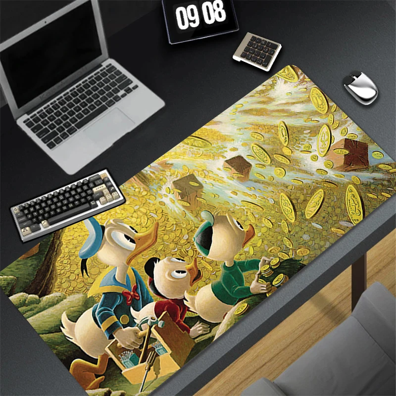 Mouse Pads Desk Mat Protector Gaming Mickey and Minnie Mousepad Durable Office Table Decor Keyboard Long Pad Computer Gamer Mats