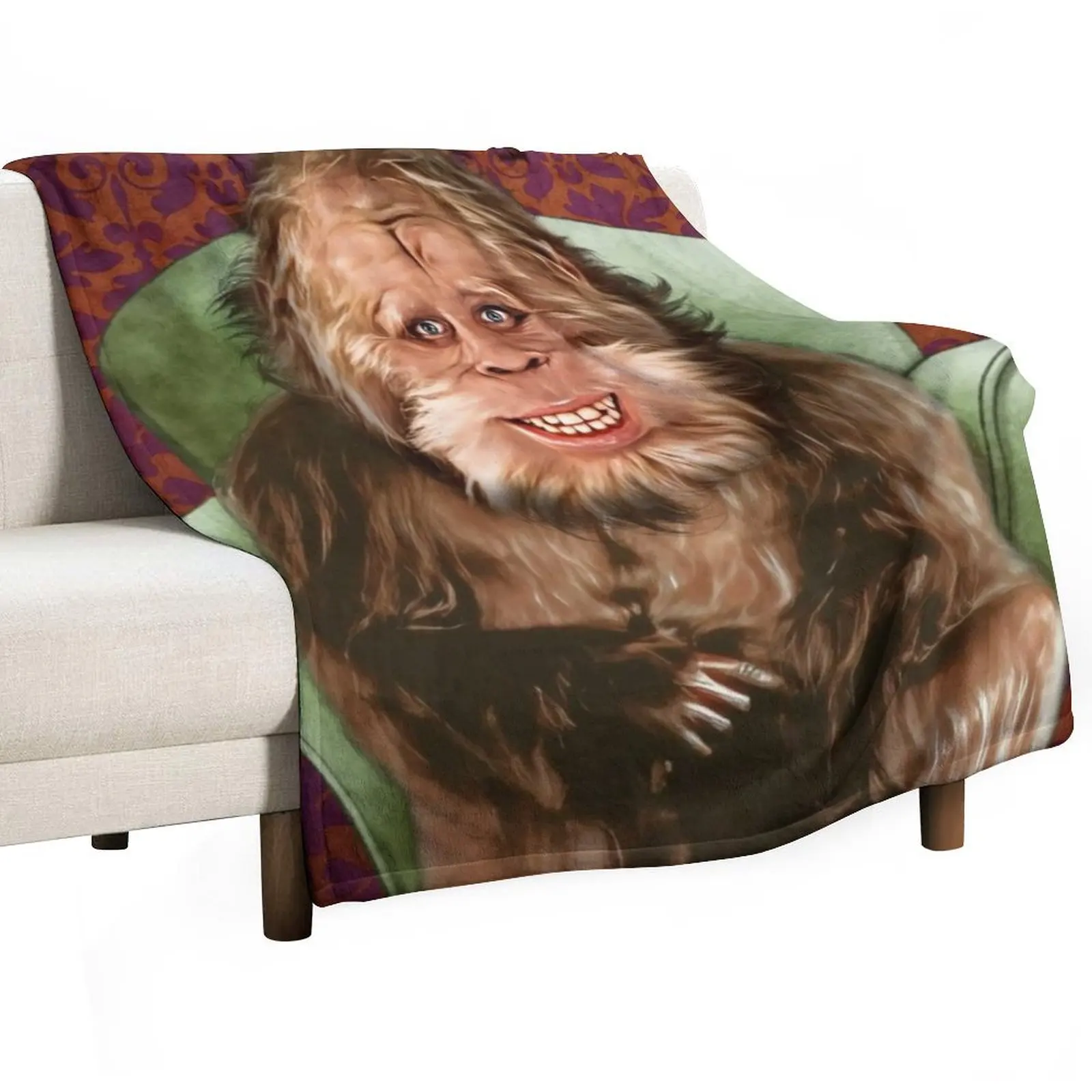 Harry and the Hendersons Throw Blanket Bed linens Soft Plaid Custom Beach Blankets Sofas Of Decoration Decorative Sofas Blankets