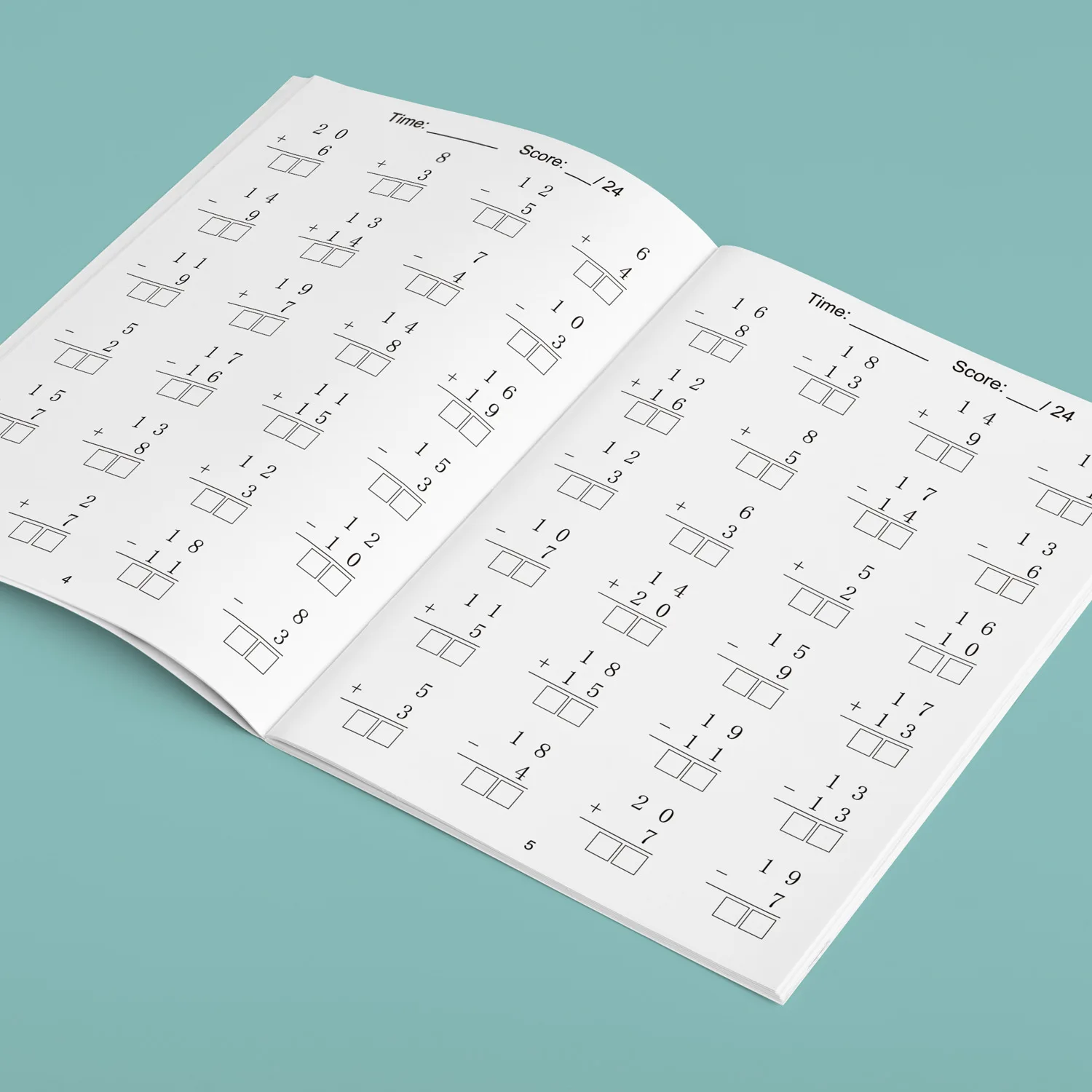 الجمع والطرح 32 صفحة من مصنف تنوير الرياضيات للأطفال ضمن 20 مشكلات حسابية عقلية #5