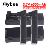 Rechargeable 3.7V 6500mAh E88PRO Battery an Charger For RC Drone E88 E99 E99PRO P1 K3 P10 A13 E525 RC Quadcopter Parts Batteries