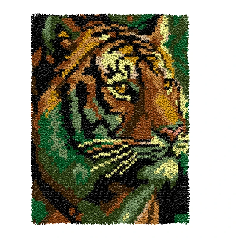 عيد الميلاد الحيوانات هوك البساط عدة البساط صنع عدة التطريز السجاد مجموعة للسجاد المبتدئين السجاد صنع أداة Precut الكروشيه الهدايا