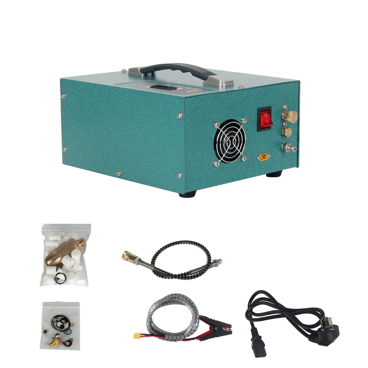 12V high pressure air pump 30mpa built-in power supply Car electric high pressure pump 4500psi